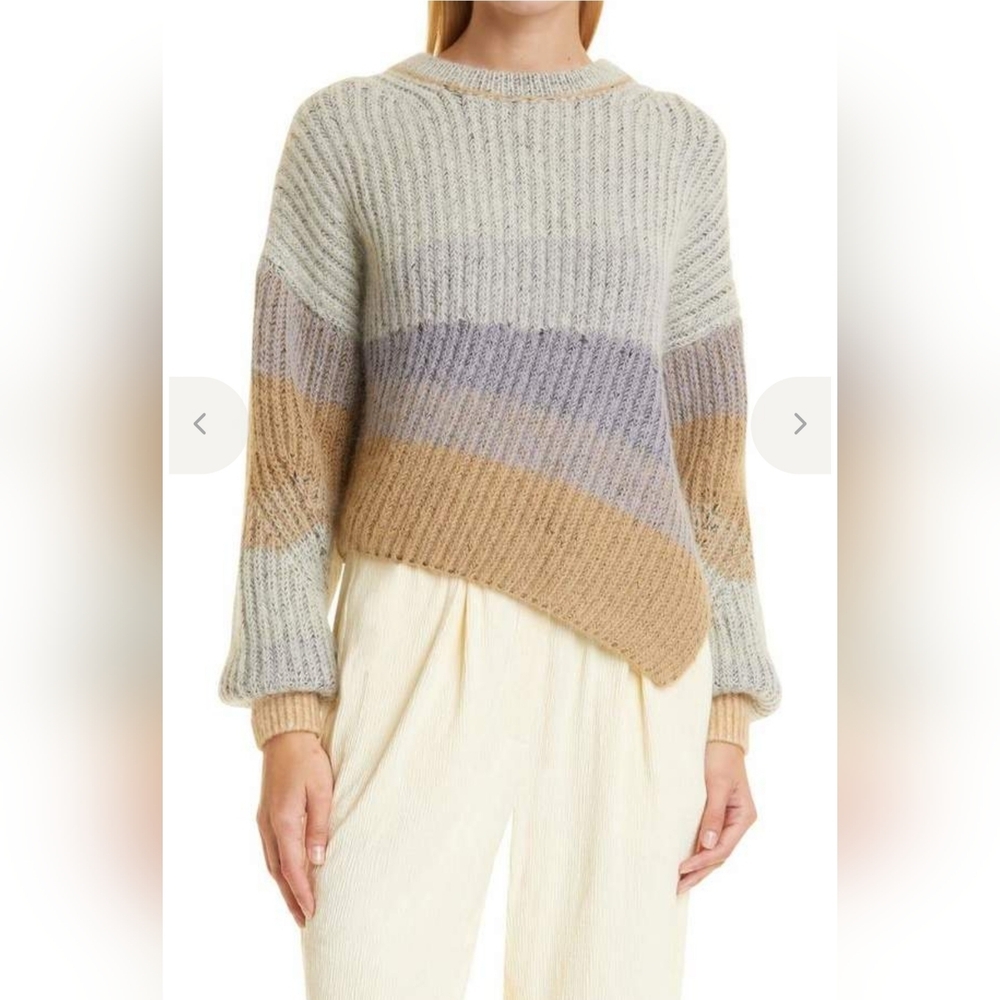 Jonathan Simkhai Alison Swaeter Wool-Alpaca Quiet Luxury Buttercream Space Dye S